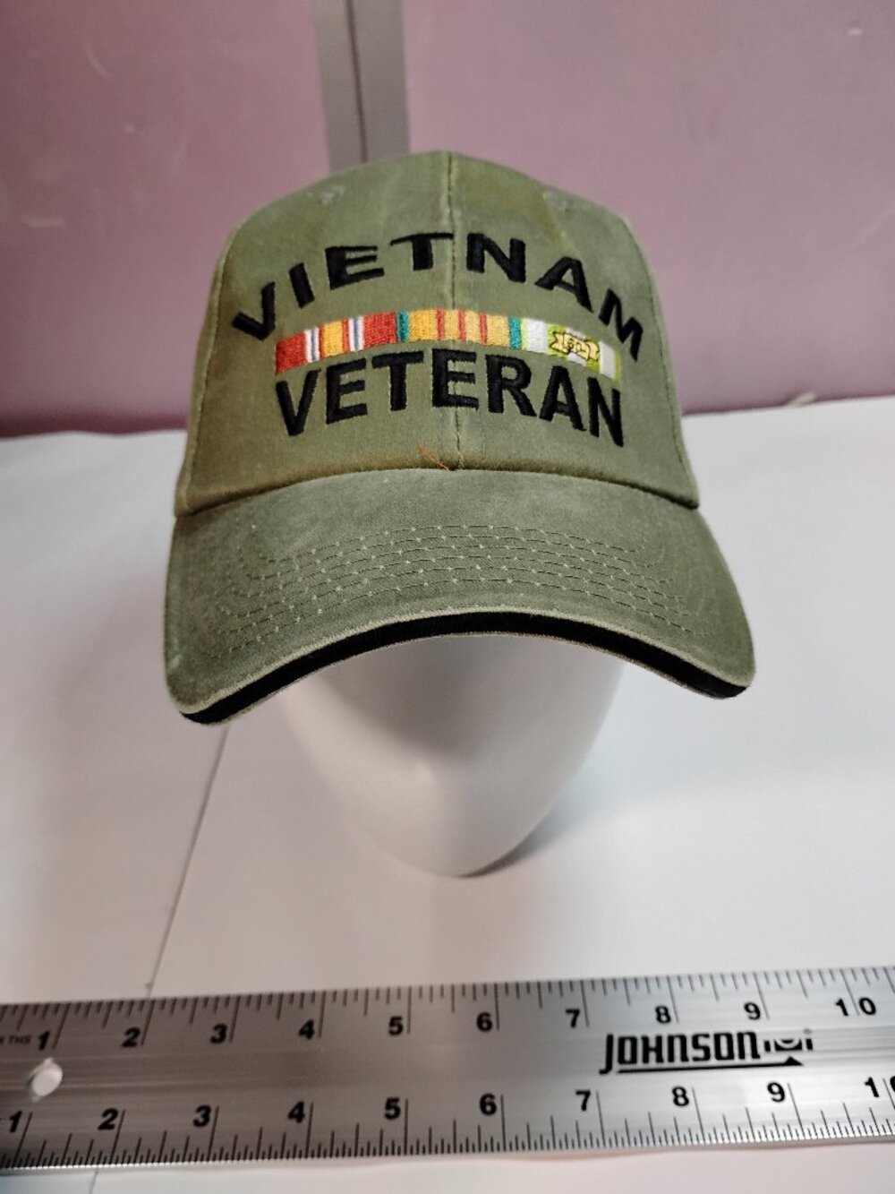 Eagle Crest Vietnam Veteran Military Strapback Hat